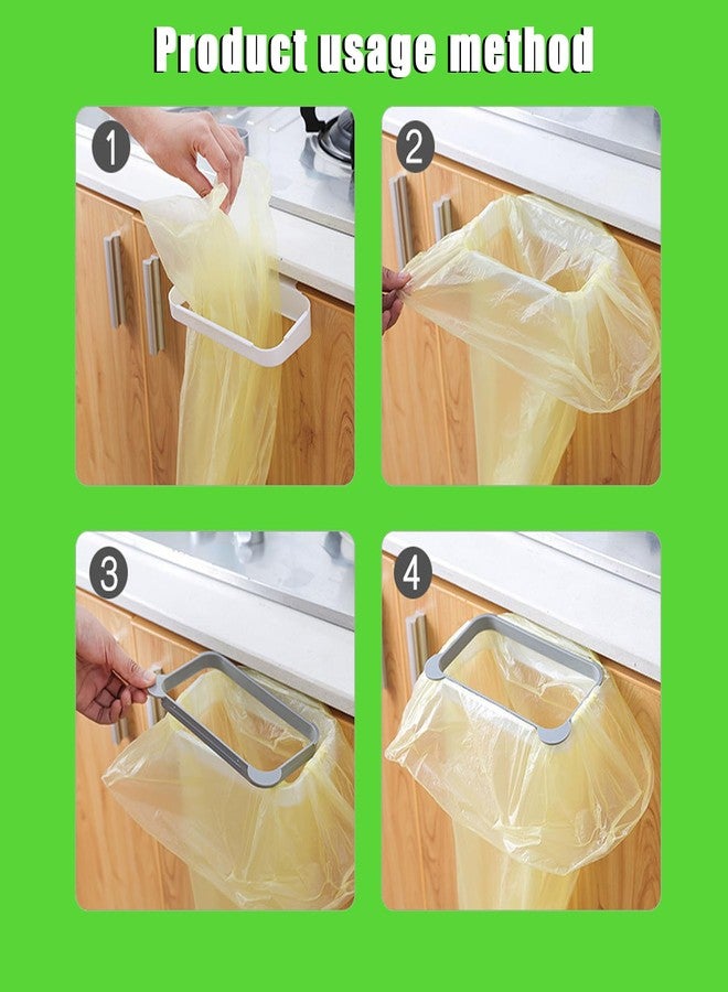 lvifloae Hanging Organizer Garbage Bag Holder, Over The Cabinet Plastic Trash Bag Holder for Kitchen, Garbage Bag Holder Rack Space Saving Use Portable Cabinet Door Trash Bag Holde Garbage Can - Image 3